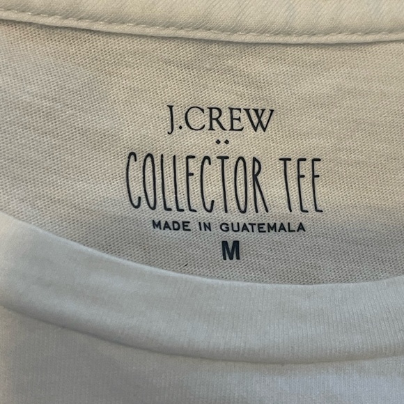 J. Crew White Tee with Colorful Drink Graphic - Picture 3 of 4